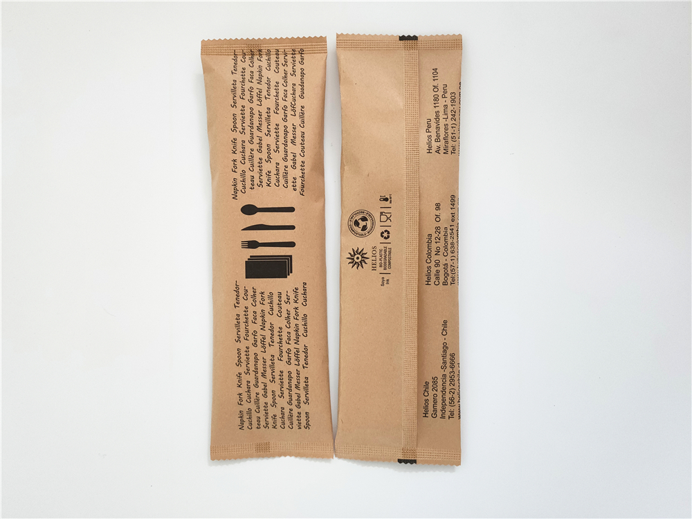 Set de cubiertos biodegradables